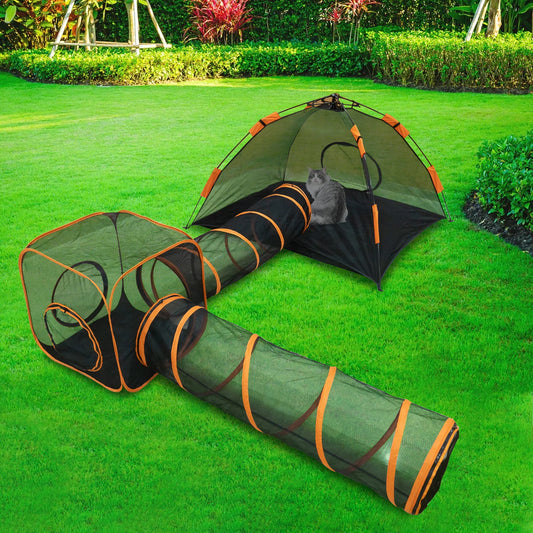 Outdoor Cat Enclosures Pop Up Pet Tent