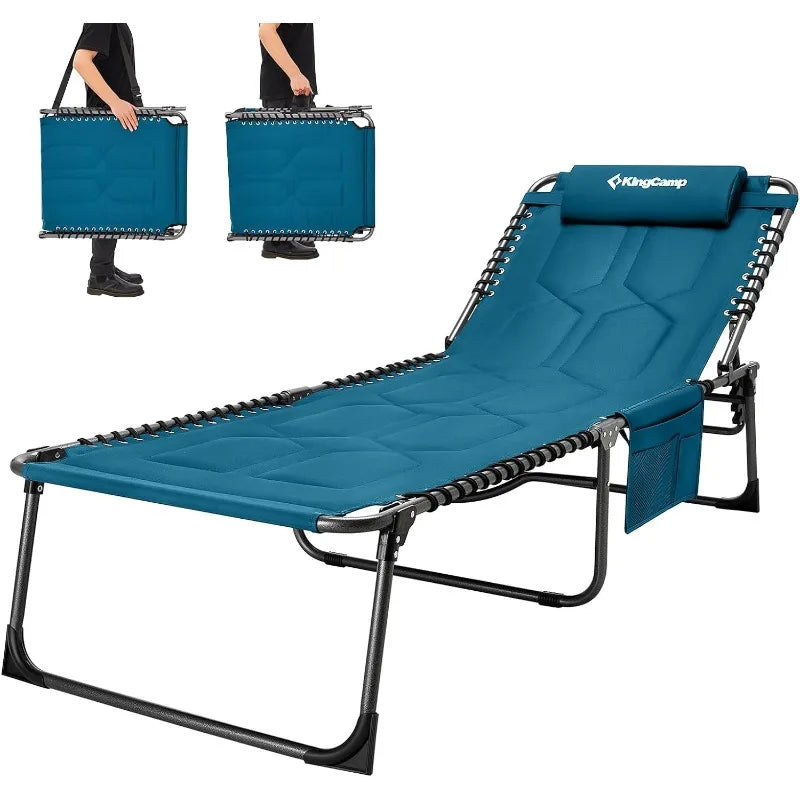 Padded Folding  Lounge Chair