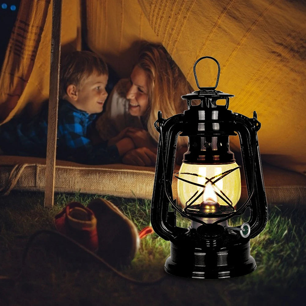 Retro Kerosene Camp Lamp