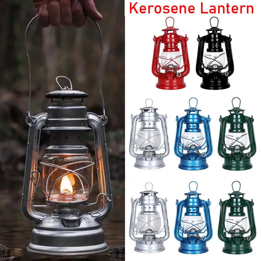 Retro Kerosene Camp Lamp