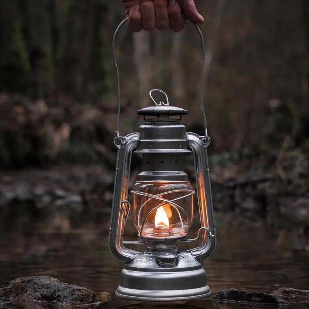 Retro Kerosene Camp Lamp